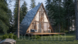 A-frame House: треугольные дома-шалаши снова набирают популярность