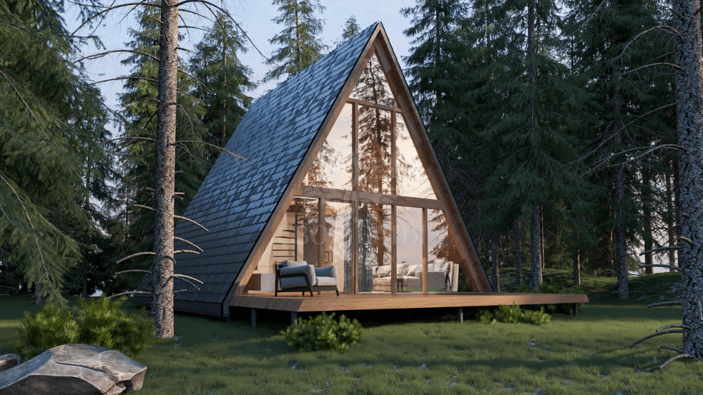A-frame House: треугольные дома-шалаши снова набирают популярность